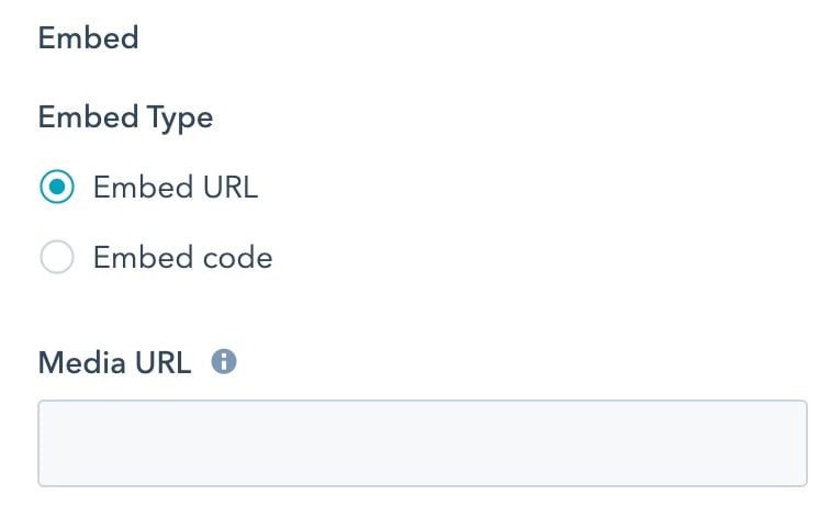 Embed field Embed field