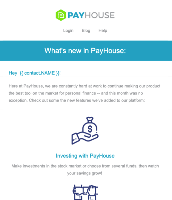 Newsletter Vorlage PayHouse