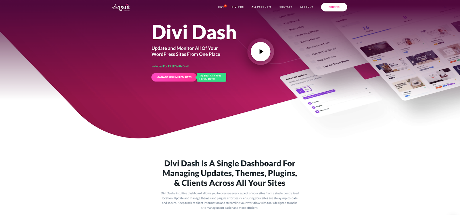 Divi Dash