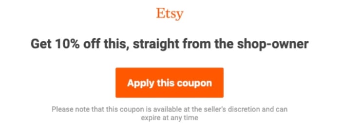etsy down sell