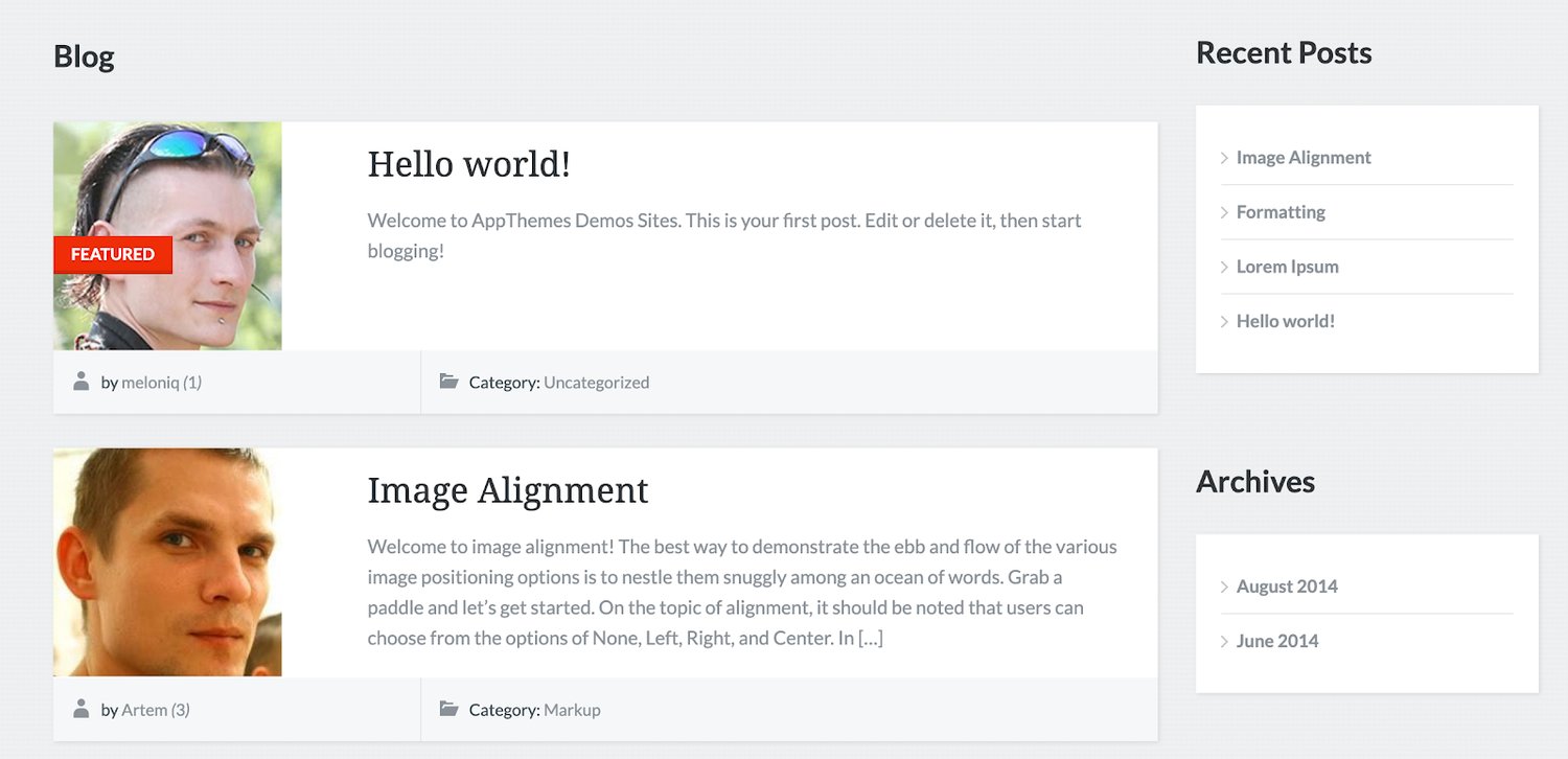 Two blog posts on demo micro job site built with taskerr wordpress theme