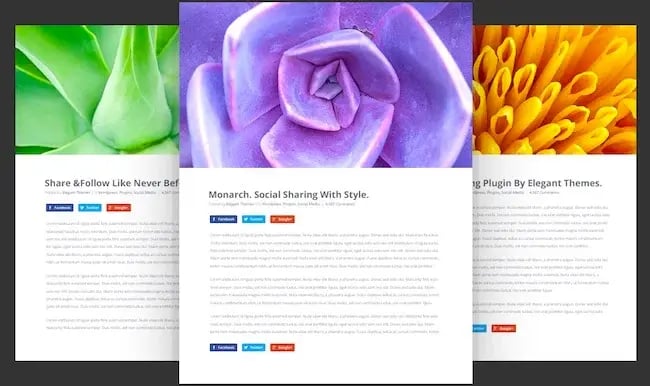 Enabling the inline location will automatically place social sharing buttons above and/or below your content