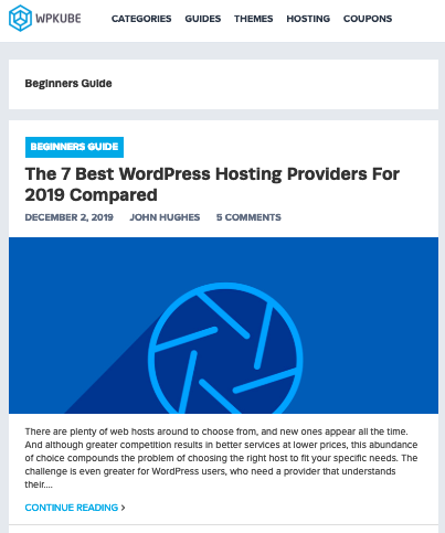 A WPKube beginner guide comparing the 7 best WordPress hosting providers