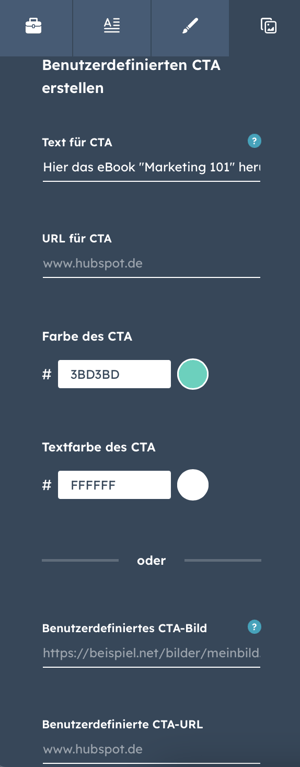 E-Mail-Banner-Farben anpassen mit HubSpot E-Mail-Signatur-Generator