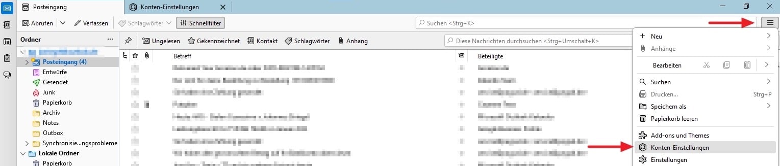Thunderbird-Signatur einrichten