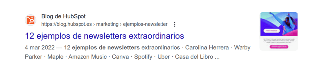 Ejemplos de Newsletter