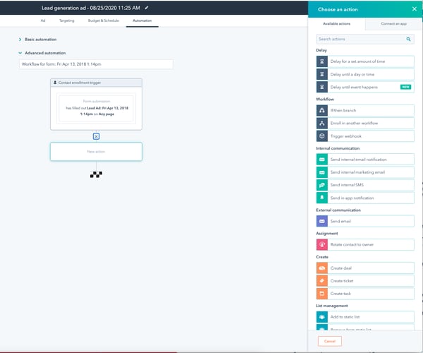 Embedded workflows automation