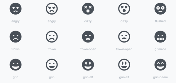 Emoji free icon set