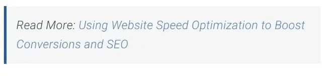 External Linking Best Practices Example:  using anchor text correctly