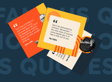 Colorful quote cards featuring inspirational sayings from Steve Jobs, Zig Ziglar, and Jim Rohn, arranged against a dark blue background with the words 