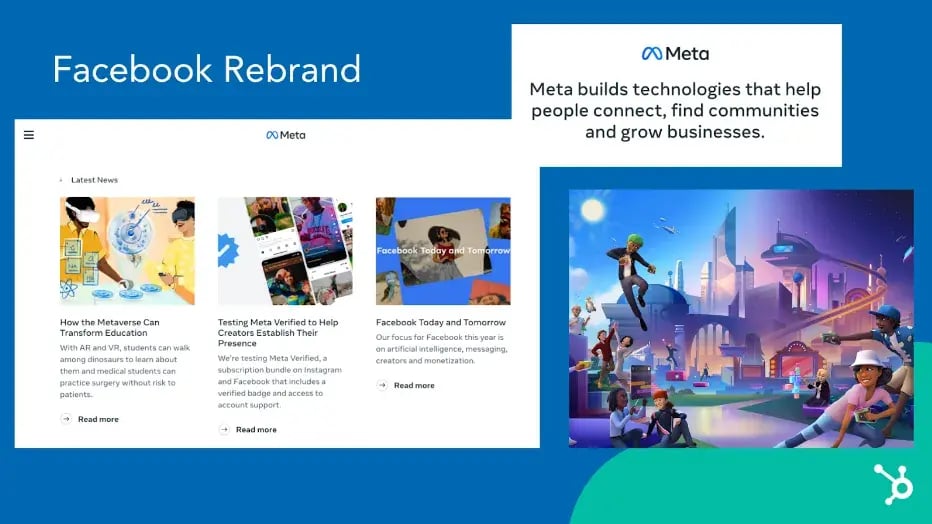 Famous Rebrand Examples facebook to meta-1