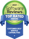 Service Hub von HubSpot ist auf SoftwareReviews Gewinner bei Customer Self-Service