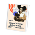 ebook cover of a woman holding a tablet over a title reading 