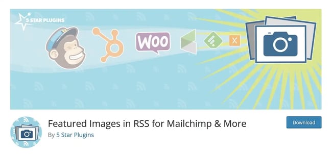 Featured Images in RSS for Mailchimp & More