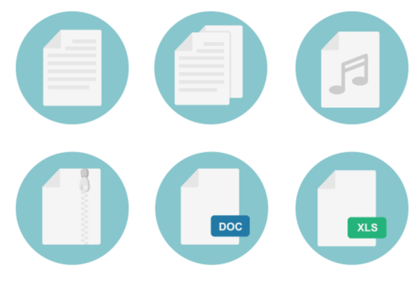 File types free icon set