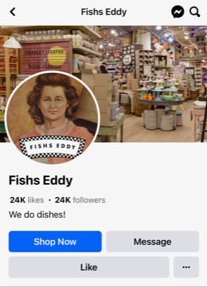 facebook cover photo examples: Fishs Eddy
