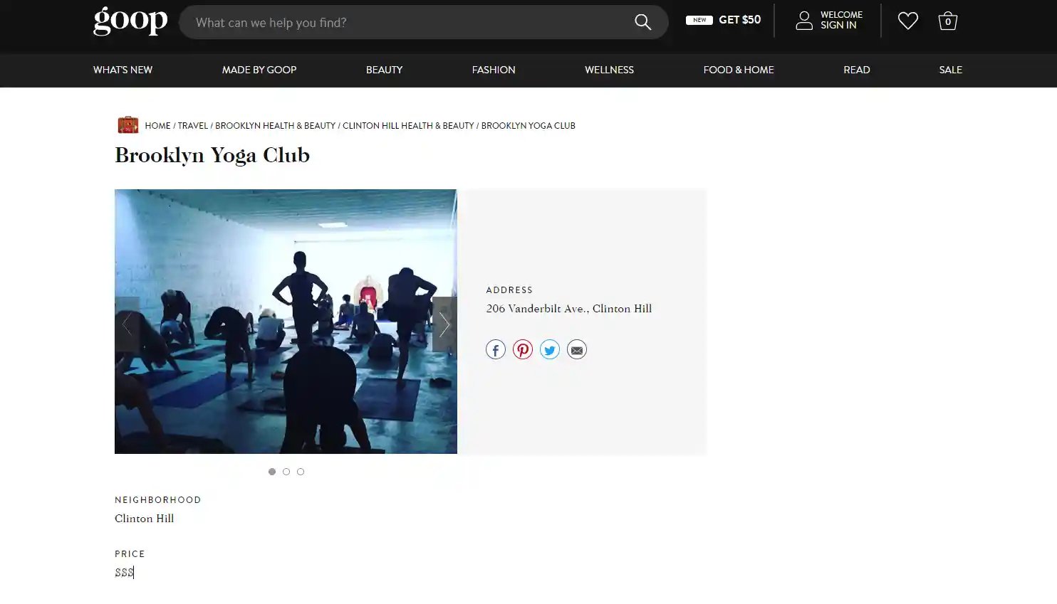 Fitness Website BK Yoga Club
