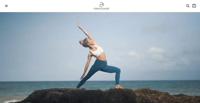 Fitness Website Yoga and Juliet