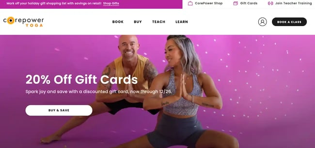 Fitness Website bay club