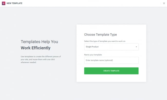 elementor wordpress: How to use Elementor with WordPress  Form to create single product template in elementor dashboard