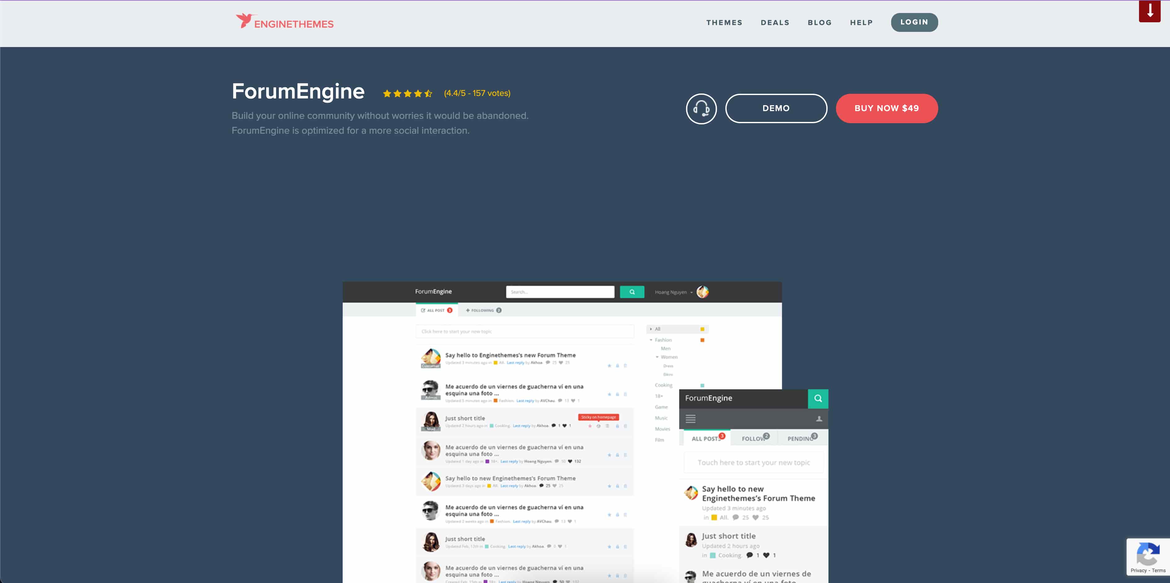 forumengine plugin's homepage