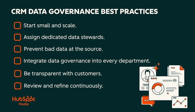 crm data governance best practices