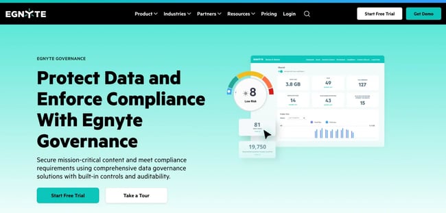 CRM data governance, Egnyte