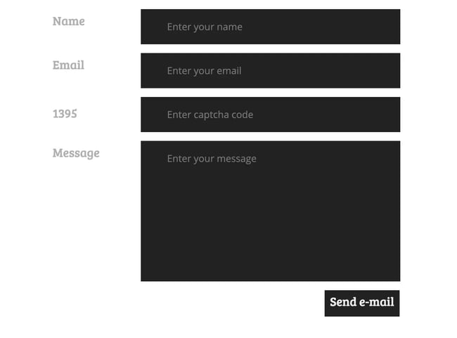 Contact Form With Filter Validation and CAPTCHA Code by Mario Vidov