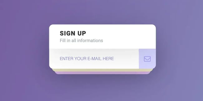 html form templates: Interactive Sign-Up Form by Riccardo Pasianatto