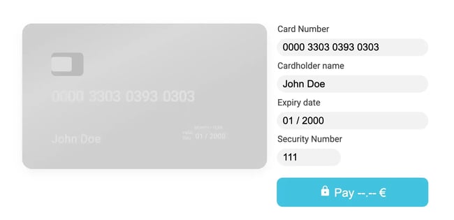 html form templates: Payment Card Checkout by Simone Bernabè