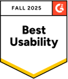 G2 Badge 2024 - Best Usability