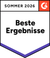 G2 Badge Beste Ergebnisse