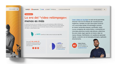 Imagen del reporte de la visión del marketing