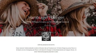 Facebook Video Ad von Hamburger Haenger
