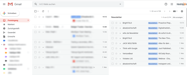 HubSpot-Mehrere-Posteingänge-Gmail