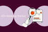 Person analysiert KI-Sichtbarkeit in einem AEO-Ranking-Tracker