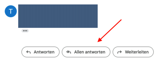 Cc und Bcc allen antworten