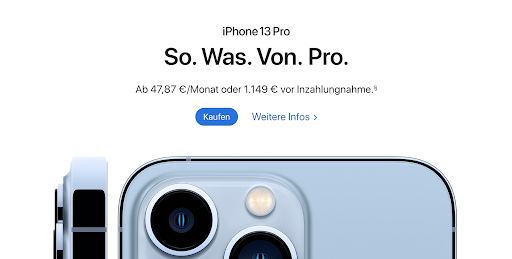 Copywriting Beispiel Apple