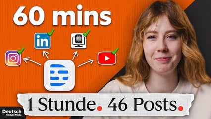 Thumbnail zu dem Video mit KI Content erstellen
