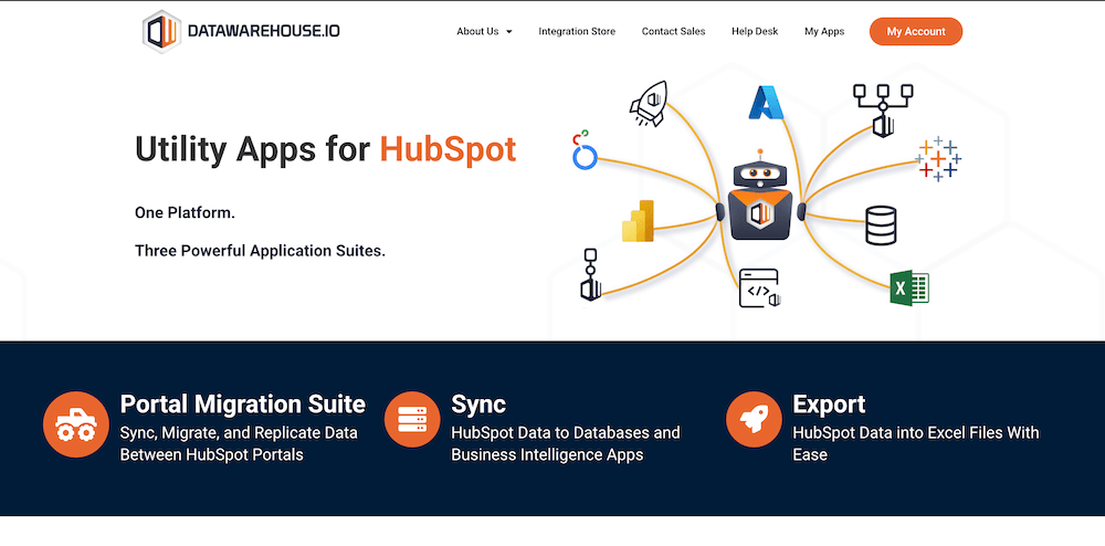 Screenshot der Datawarehouse Website, ein Tool fuer bessere Datenqualitaet