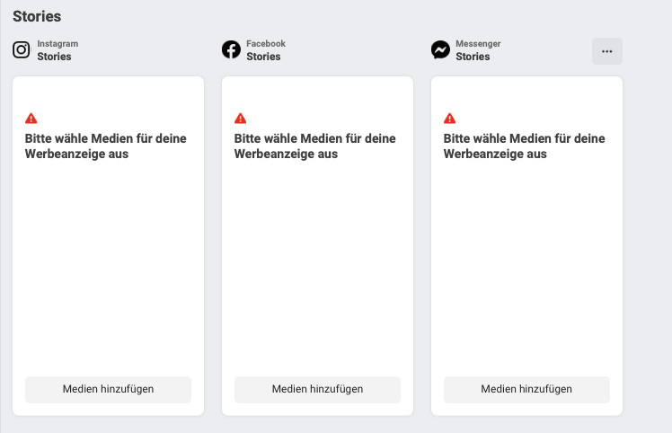 Facebook-Stories-platzierung