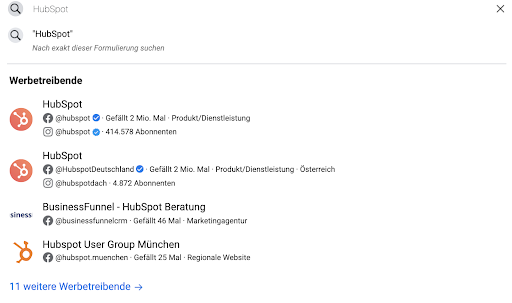 Facebook Ad Library nutzen