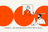 Personen tauschen sich über HubSpot aus