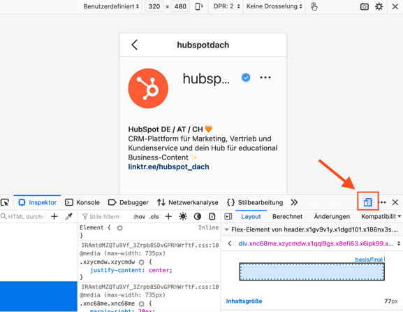 Instagram-Bilder am PC in Mozilla Firefox hochladen