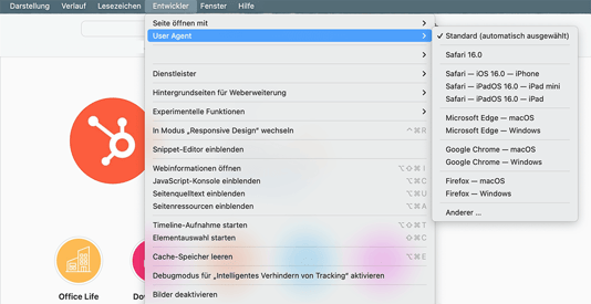 Instagram-Bilder am PC in Apple Safari hochladen