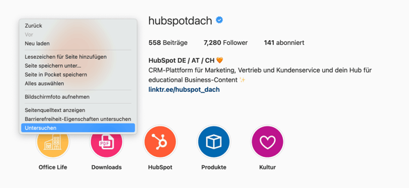 Instagram-Bilder am PC in Mozilla Firefox hochladen