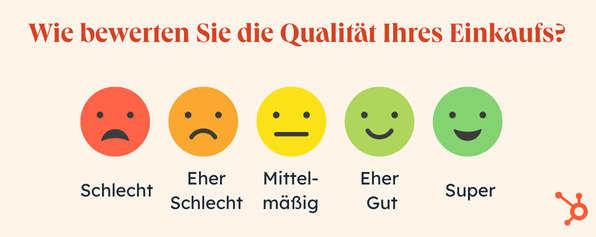Beispiel-Frage für CSAT