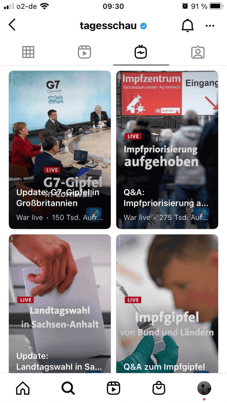 IGTV video auf instagram