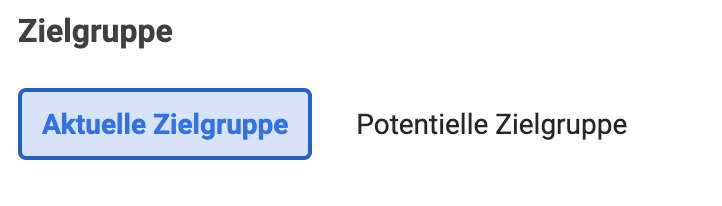 aktuelle und potentielle zielgruppe in den acebook-Audience-Insights