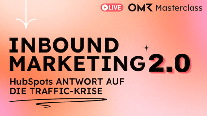 Thumbnail des OMR Livestreams zum Thema Inbound Marketing 2.0